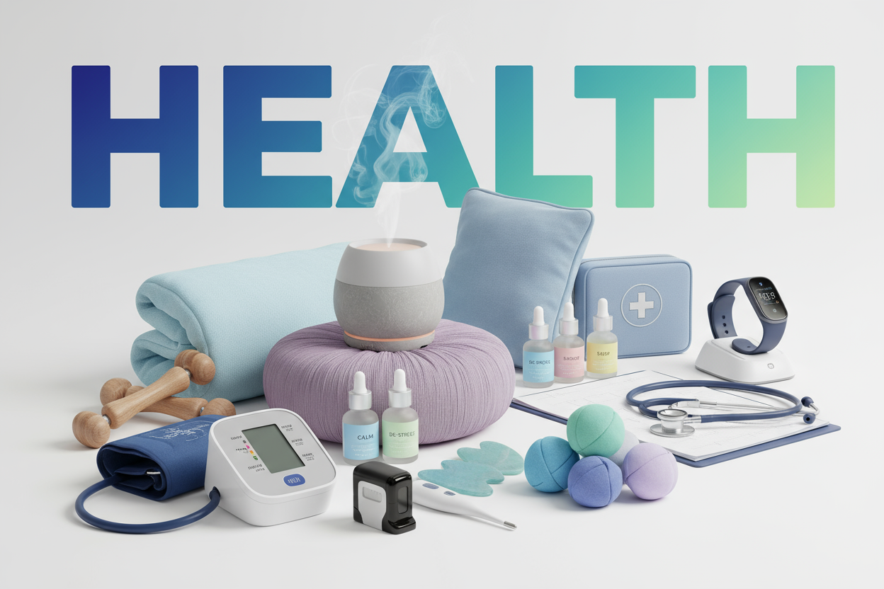 não quero suplementos de academia...são mais produtos para relaxar....medidores de pressão...oxímetro